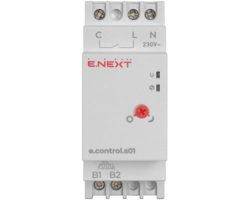 Сумеречное реле e.control.s01 на DIN-рейку