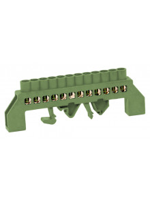 Шина нулевая e.bsi.pro.2.12 в изолированном корпусе универсальная green (ЗЕЛЕНАЯ)