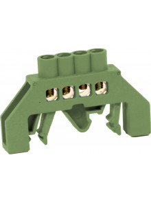 Шина нулевая e.bsi.pro.2.4 в изолированном корпусе универсальная  green (ЗЕЛЕНАЯ)