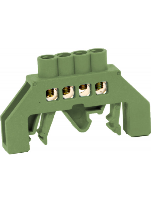 Шина нулевая e.bsi.pro.2.4 в изолированном корпусе универсальная  green (ЗЕЛЕНАЯ)