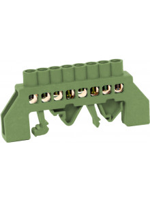 Шина нулевая e.bsi.pro.2.8 в изолированном корпусе универсальная green (ЗЕЛЕНАЯ)