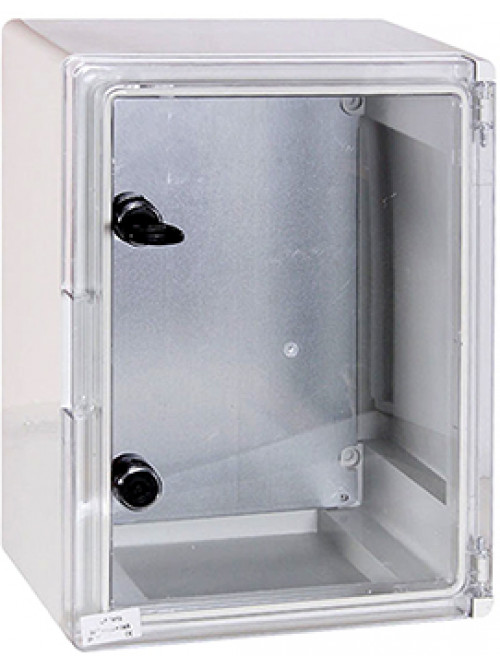 Шкаф ударопрочный из АБС-пластика e.plbox.350.500.195.tr, 350х500х195мм, IP65 с прозрачными дверцами