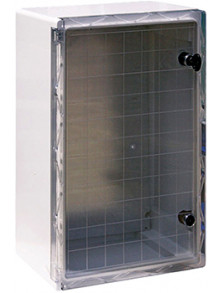 Шкаф ударопрочный из АБС-пластика e.plbox.500.600.220.tr, 500х600х220мм, IP65 с прозрачными дверцами