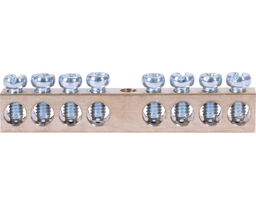 Шина нулевая e.bsc.stand.20.8, 8 отв.х 20 А