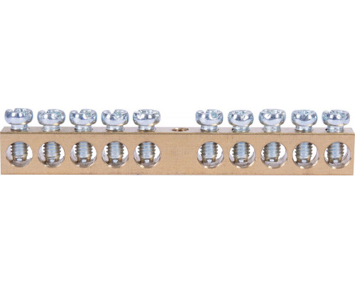 Шина нулевая e.bsc.stand.20.10, 10 отв.х 20 А