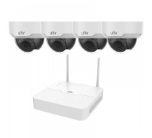 Kit Uniview NVR301-04LB-W, 4 Беспроводные IP-камеры 322SR3-VSF28W-D