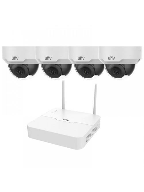 Kit Uniview NVR301-04LB-W, 4 Беспроводные IP-камеры 322SR3-VSF28W-D
