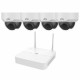 Kit Uniview NVR301-04LB-W, 4 Беспроводные IP-камеры 322SR3-VSF28W-D