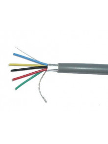 EURO GR2 6X0.22/CU - Cablu Alarm cu 6 fire. Grosime 0.22mm. Bobina- 100m.