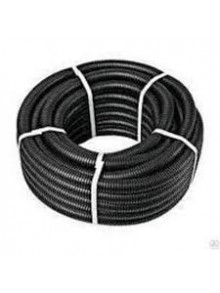 25 Q Tub spiralat negru (INS.18,40mm-EXT.25,00mm) cu sonda de otel (50m)