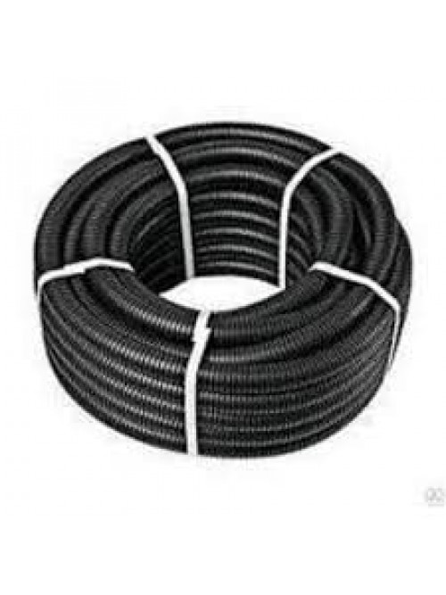25 Q Tub spiralat negru (INS.18,40mm-EXT.25,00mm) cu sonda de otel (50m)