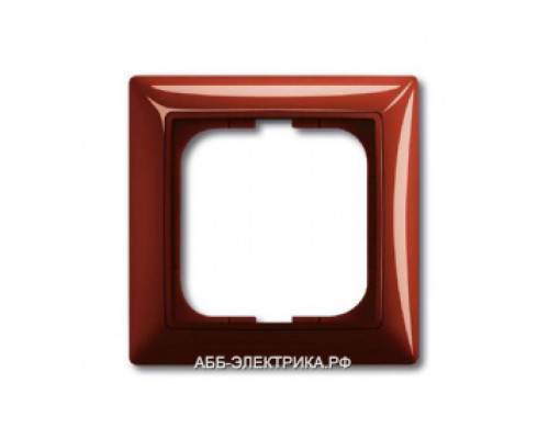 Рамка 1-ая (одинарная), цвет Фойе (красный), ABB Basic 55
