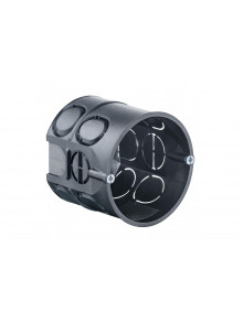 Cavity wall one-gang junction box without support, with device screws, Depth 63 mm
