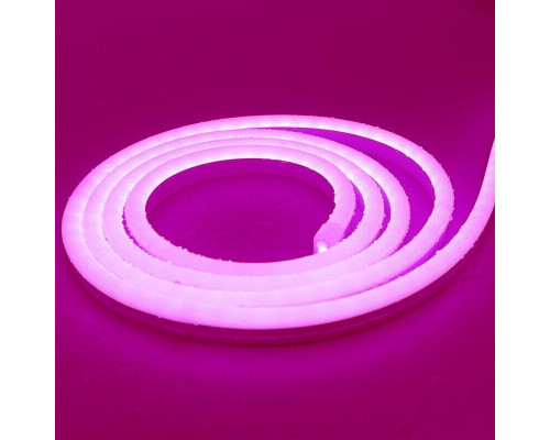 LED neon PROLUM™ 6x12, IP68, 12V, Seria „GT”, Roz, PRO