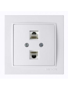 Розетка Комп.  Двойная Cat 5