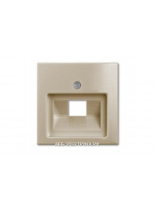 Компьютерная одинарная розетка кат.5е, цвет Шампань, ABB Basic 55