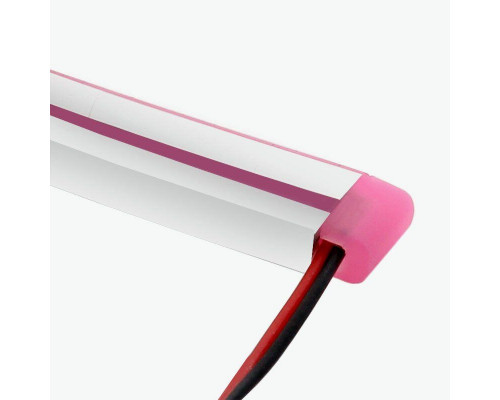 Заглушка Силикон PROLUM™ для LED неону 6x12, Красный