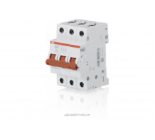 ABB SD203 Рубильник 3P 50A рычаг крас.