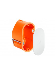 Wall light connection box with cover, Depth 40
