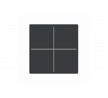 Busch-Jaeger – LFW/A.4.63.11-81 Cover plate anthracite - 63x63