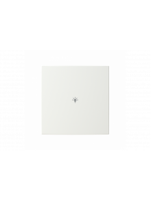 Busch-Jaeger – LFBT/A.1.55.11-914 Cover plate with legend with Symbol "light" alpine white - Busch-balance SI