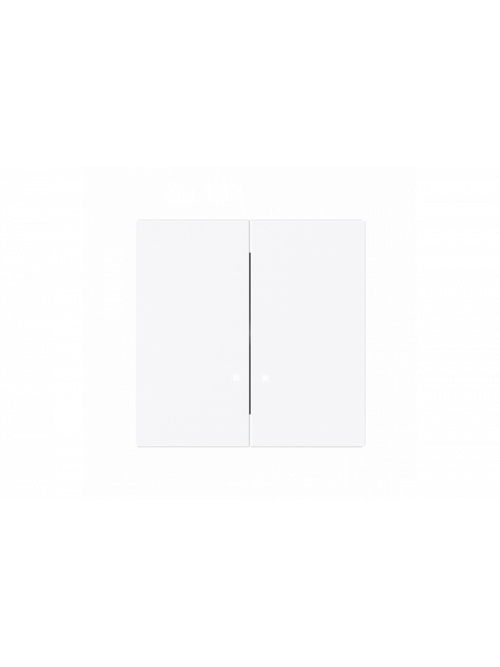 Busch-Jaeger – 1785/11 K-44G Zentralscheibe mit Aufdruck DO NOT DISTURB, MAKE UP ROOM für Schalter/Taster,  zweiteilige Wippe studioweiß - Busch-art linear®