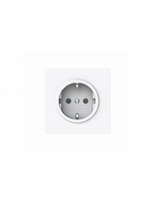 Socket insert Without imprint Safety Shutter Protective contact (SCHUKO) studio white  - Busch-art linear