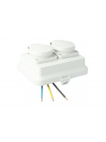 Cover with double socket AK2-C2 IP54