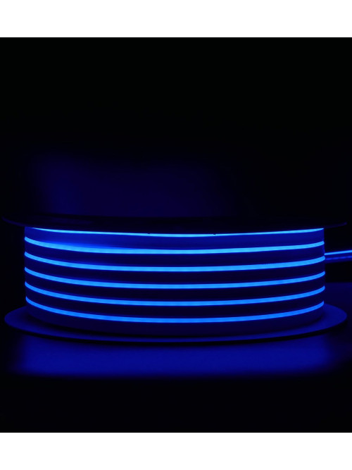 Светодиодный неон PROLUM™ 6x12, IP68, 12V, Series "FX", Синий, PRO