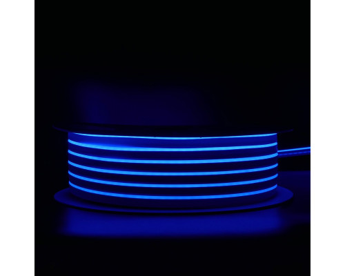 Светодиодный неон PROLUM™ 6x12, IP68, 12V, Series "FX", Синий, PRO