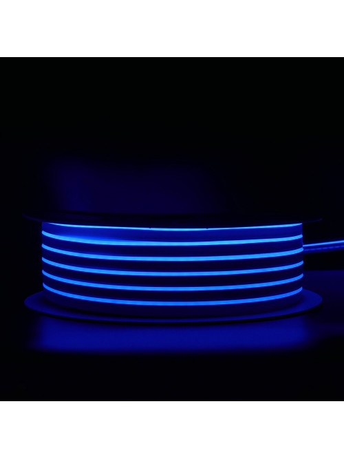 Светодиодный неон PROLUM™ 6x12, IP68, 12V, Series "FX", Синий, PRO