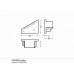 Element capat profil LED Corner10 -set 2buc