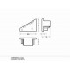 Element capat profil LED Corner10 -set 2buc