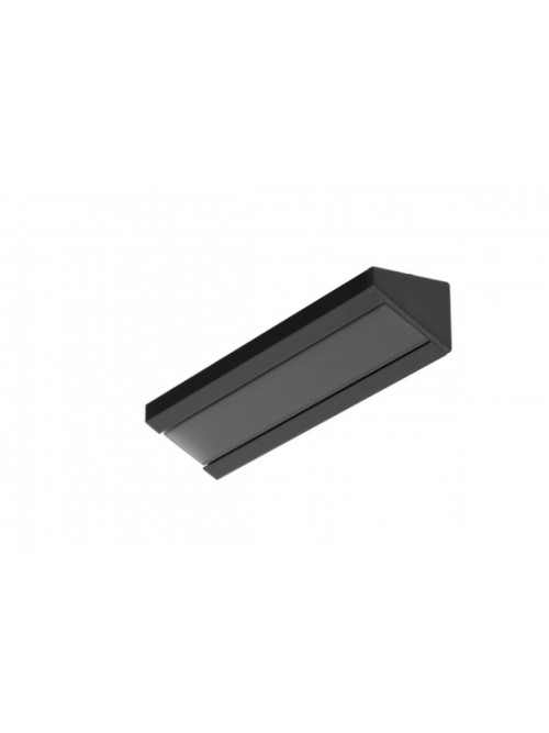 профиль LED CORNER10 BC/UX 2000 чёрный анодированный в упаковке