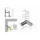 profil LED FRAME14 BC/Q 4050 alu.sur.