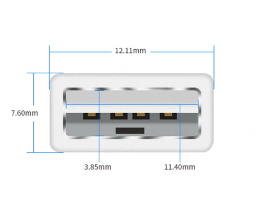 Кабель USB PROLUM™ - 1М, Білий