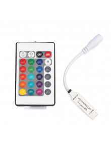 Контроллер RGB MINI PROLUM инфракрасный (IR, 24 кнопки 6A)