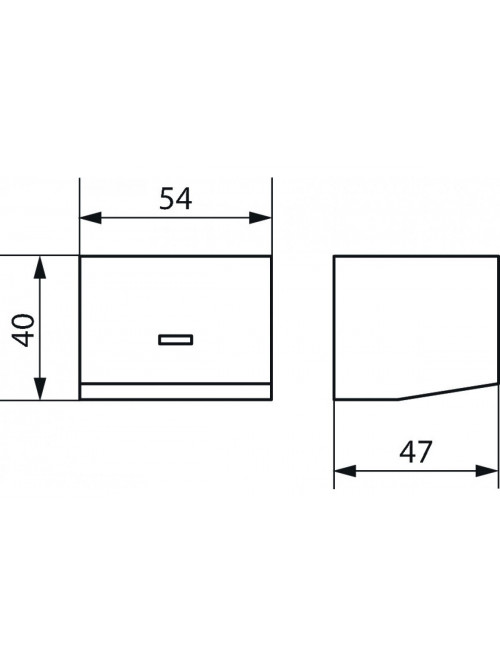 Terminal cover 52,5 mm