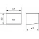 Terminal cover 52,5 mm