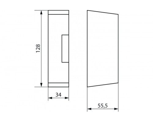 Wall mounting kit 17,5 mm