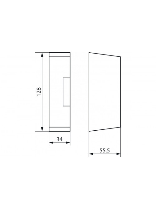 Wall mounting kit 17,5 mm