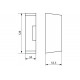 Wall mounting kit 17,5 mm