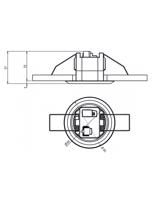 theRonda S360 KNX FLAT DE WH