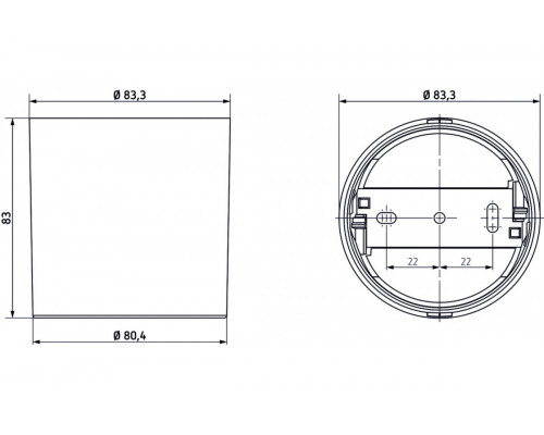 Surface frame 75B BK
