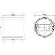 Surface frame 75B BK