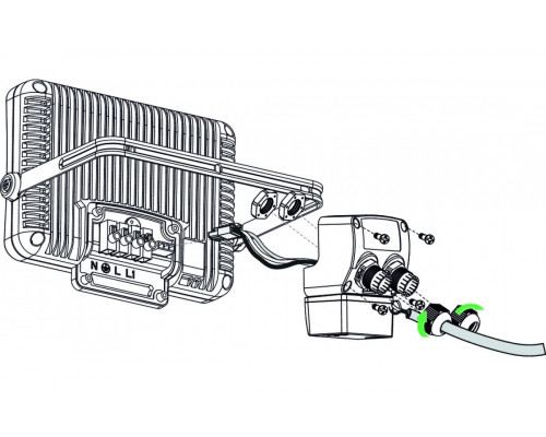 Light module theLeda B WH