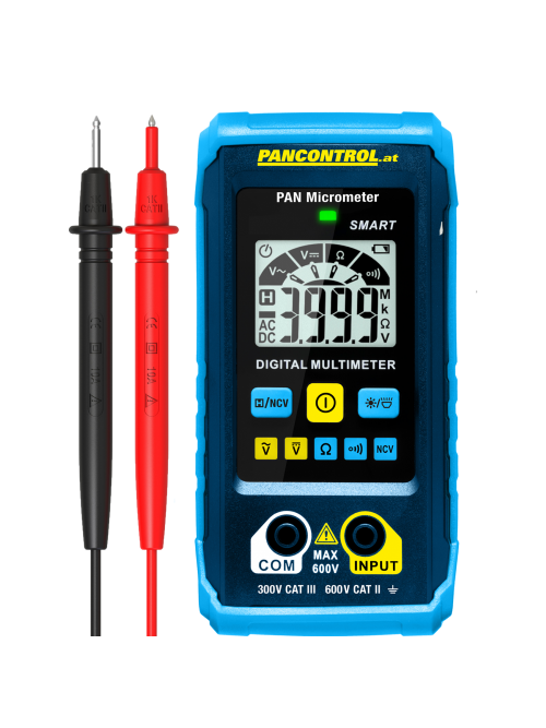 PAN Micrometer Neu Карманный мультиметр CAT III 300В с автоматом. Выбор функции