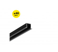 профиль LED SMART-IN10 AC2/Z 2000 чёрный анодированный [40szt]