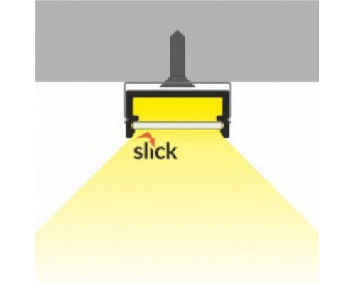 Profil LED aparent BEGTON 12, aluminiu anodizat, lungime 1m