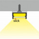 Profil LED aparent BEGTON 12, aluminiu anodizat, lungime 1m
